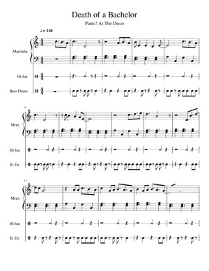 Panic! At the Disco - Death of a Bachelor (Drums) AI voice text to speech and AI music cover generator